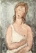 Amedeo Modigliani Machen im Hemd oil on canvas